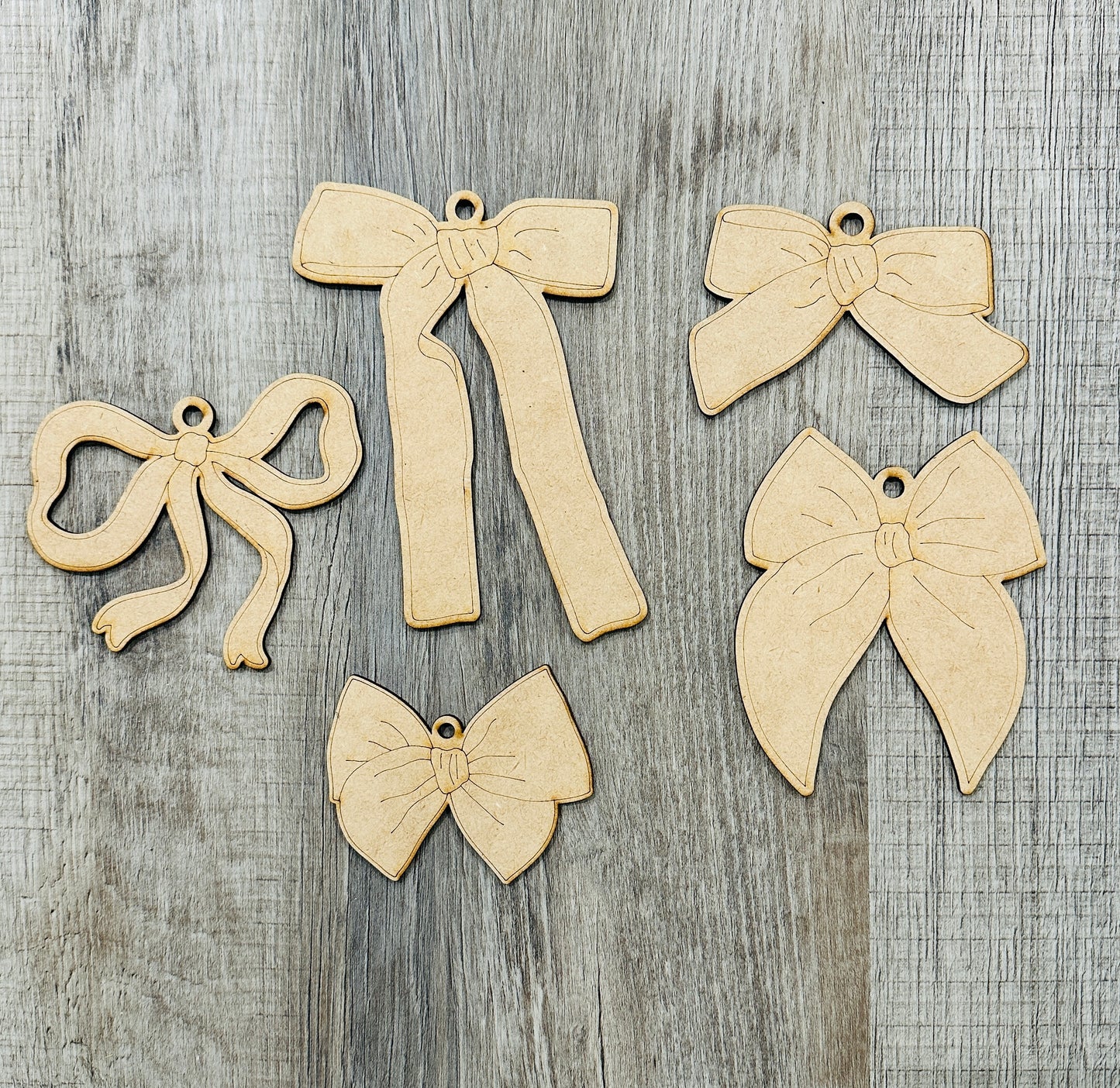 Bows - Unfinished Cutouts