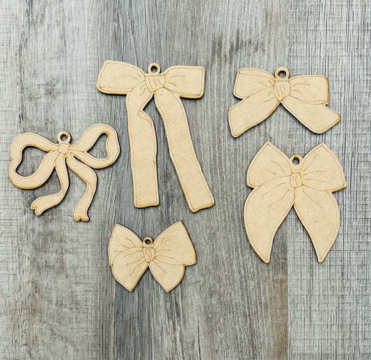 Bows - Unfinished Cutouts