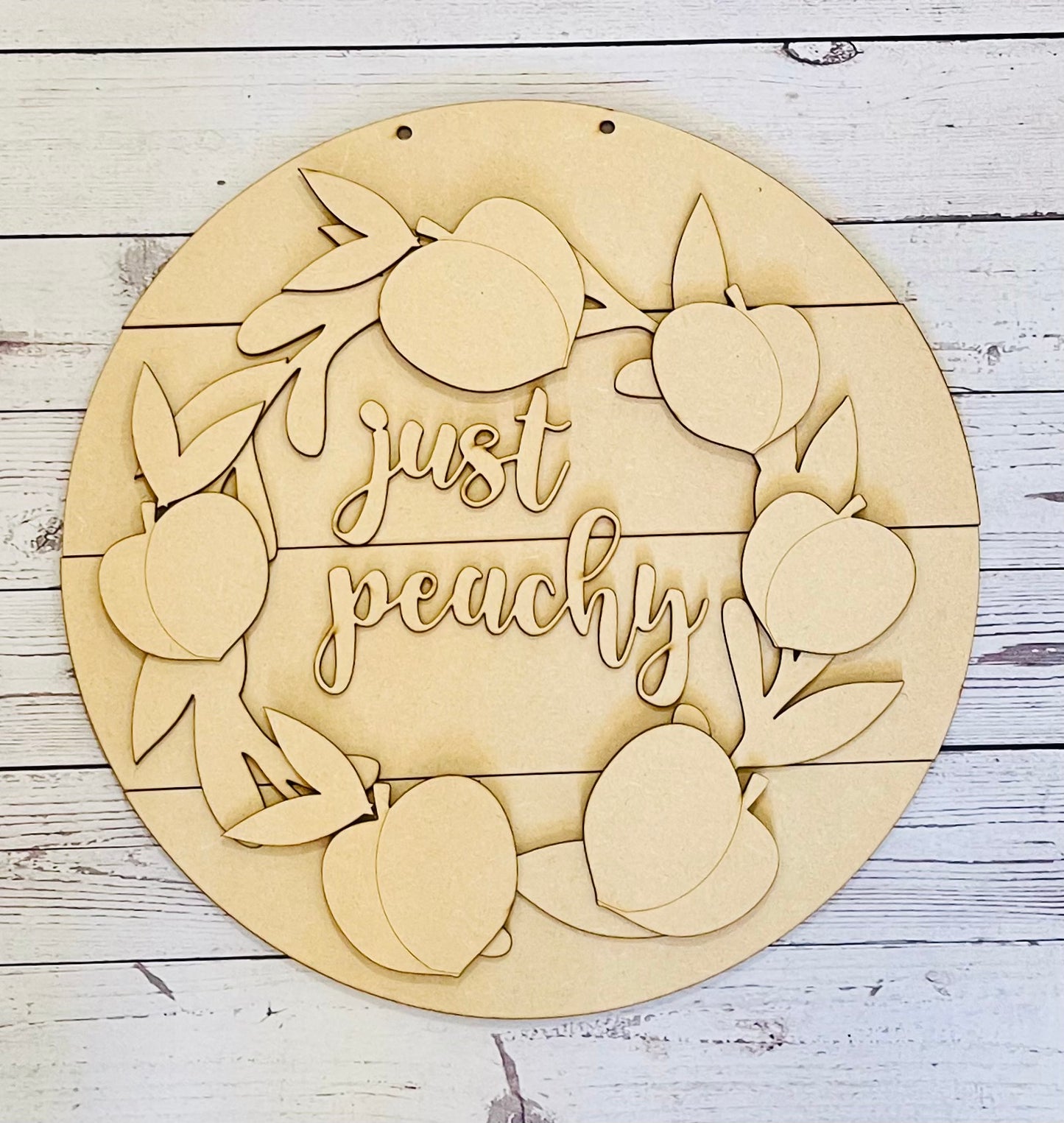 Peachy Door Hanger