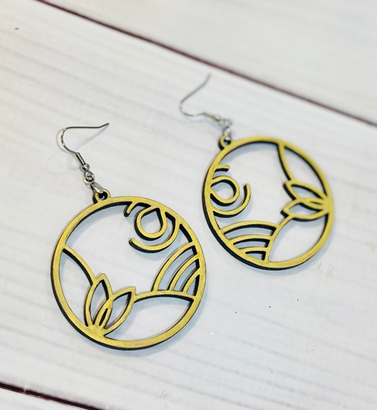Round Earrings-unfinished