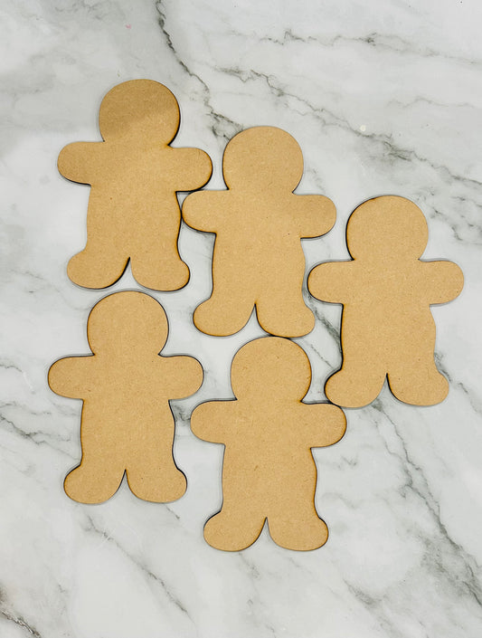 Gingerbread Cutouts - Unfinished Cutouts