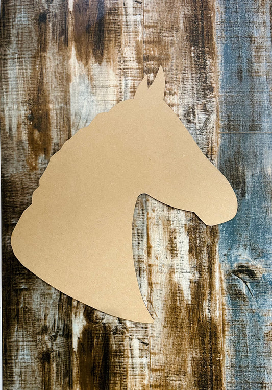 Horse Silhouette - Unfinished Cutout