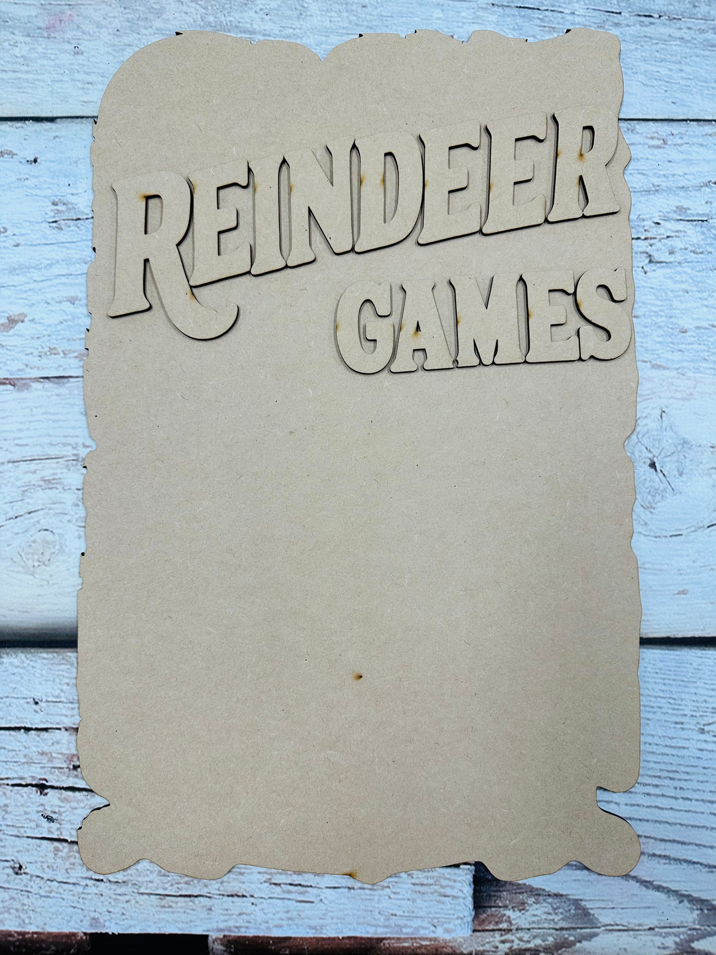 Reindeer Games Cutouts - Unfinished