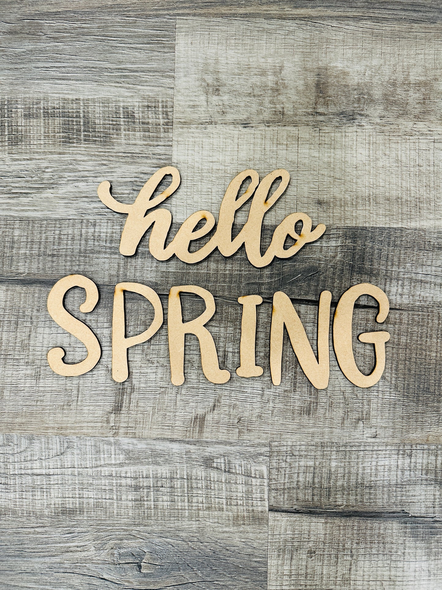 Hello Spring Cutouts
