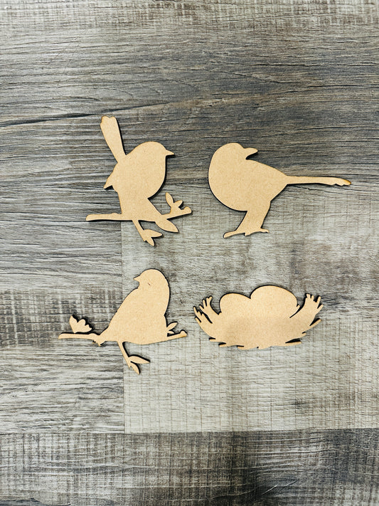 Grass Is Greener Birds Cutouts