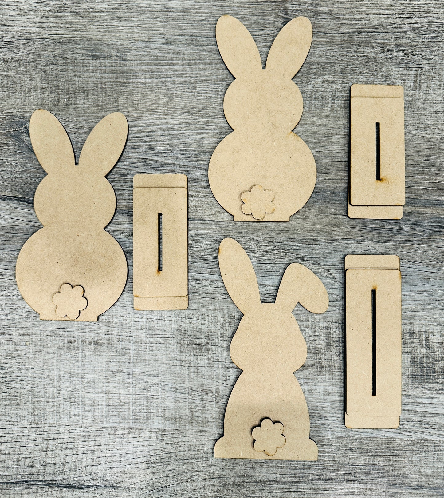 Three Bunnies Cutouts