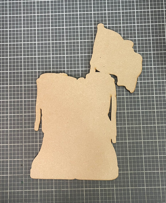 Veteran Cutout Choose Design - Unfinished Cutouts