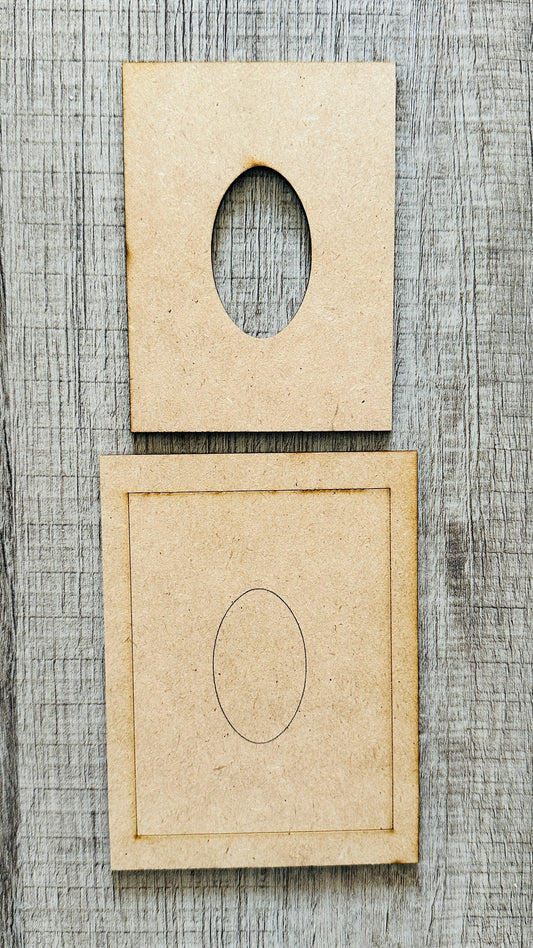 Frame April Club - Unfinished Cutout