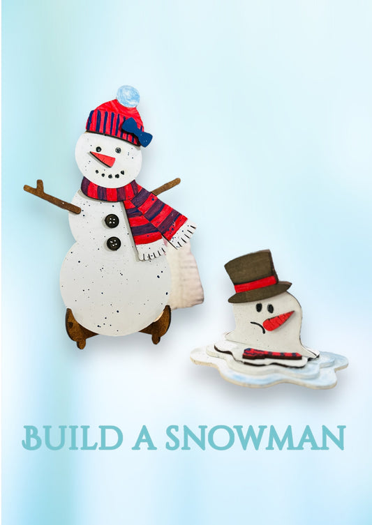 Build A Snowman Kit-unfinished