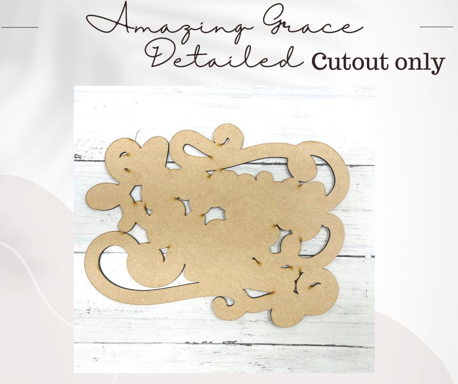 Amazing Grace - Choose design - Cutouts Only