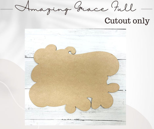 Amazing Grace - Choose design - Cutouts Only