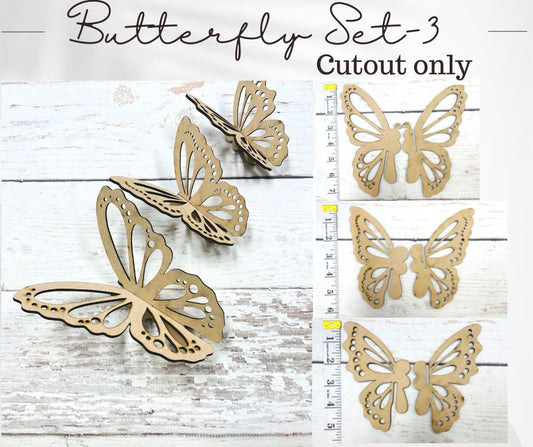 Butterflies - 3 D Cutouts