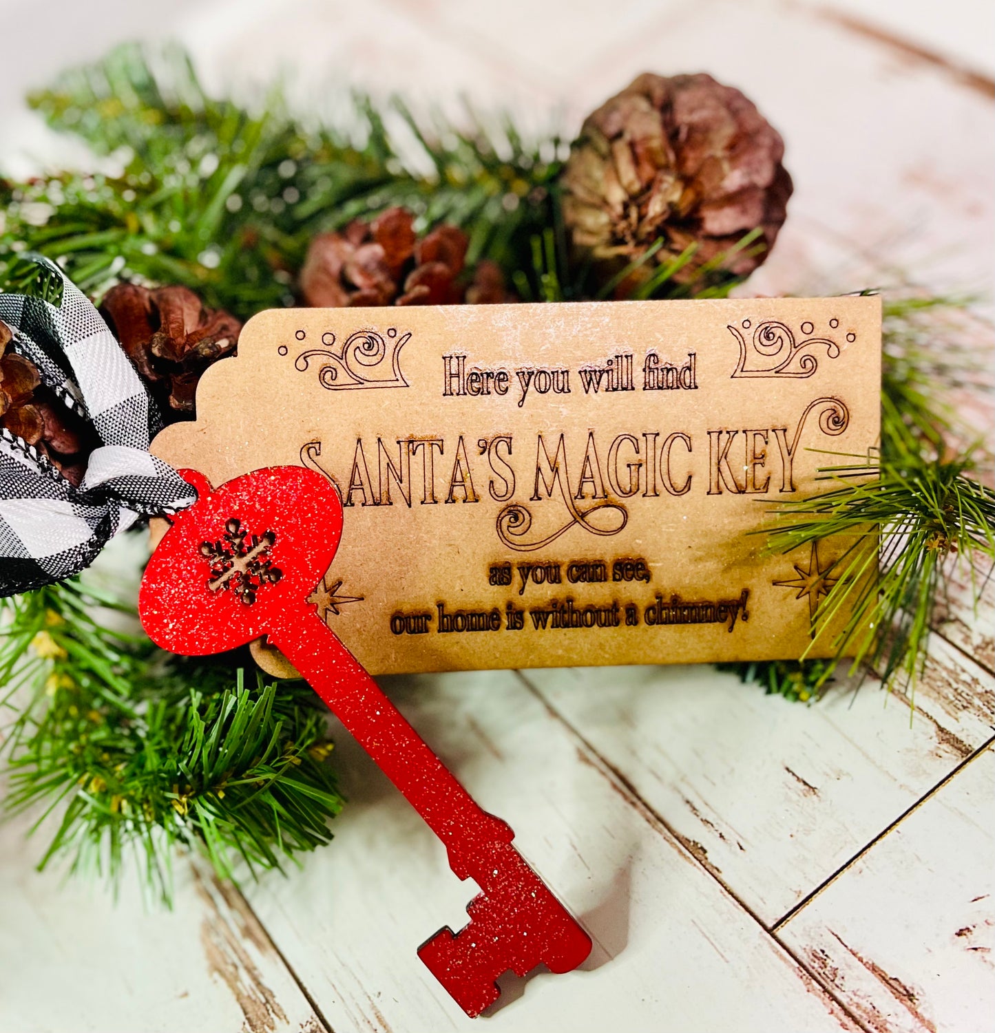 Santa's Magic Key & Tag
