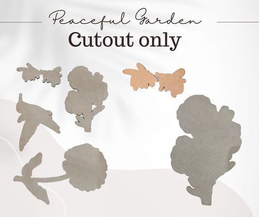 Peaceful Garden - Cutouts Only