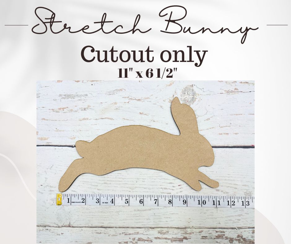 Stretch Bunny Cutout Only