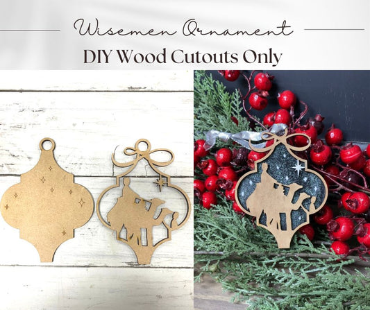 DIY - Wisemen Ornament Cutout Only